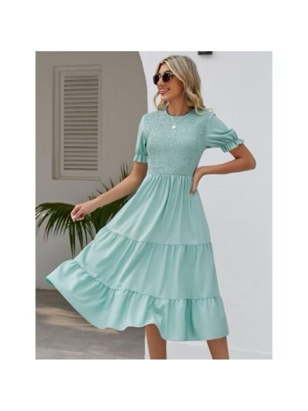 Chic Mint Midi Dress NWT Medium